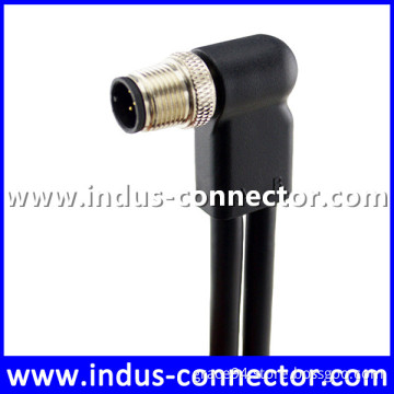 Double Y cable M12 B type splitter customized cable length pur